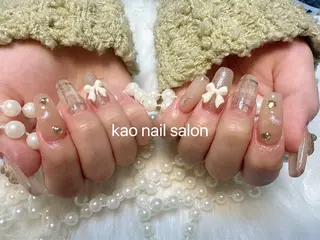 ネイル kao nail マグネット/長さだしのネイルデザイン
