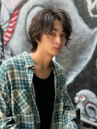 メンズ パーマ 🔥大人の色気パーマ メンズヘア特化🔥のヘアスタイル