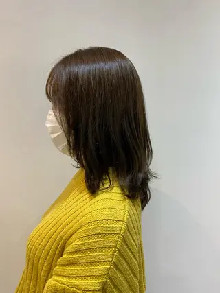 ミディアム カラー 大人かわいい×艶髪 🤍塩川のヘアスタイル