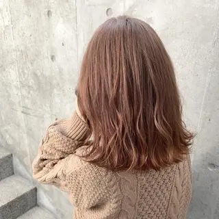 ミディアム くすみミルクティー/ ブラウン🪡TOWAのヘアスタイル