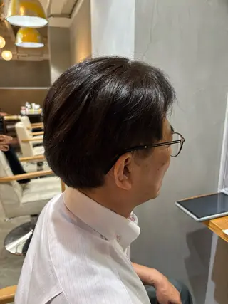 カラー BLUE.所属・うえき ひなのヘアスタイル