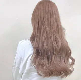 ロング カラー ダブルカラー 韓国ヘアKYONのヘアスタイル