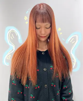 ロング euphoria新宿通り所属・ブリーチなしwcr yumeのヘアスタイル