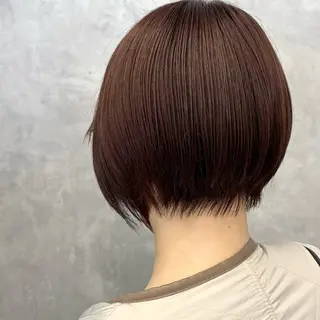 ショート カラー NUMBER_ ユイナのヘアスタイル