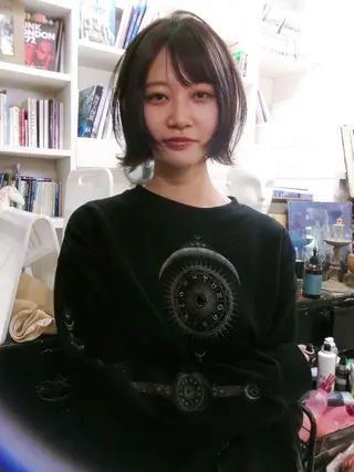 ショート パーマ 早川 豪のヘアスタイル