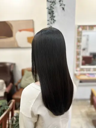 ロング カラー 村上 滉弥のヘアスタイル