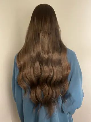 カラー yu-kaハッシュ カット/韓国レイヤーのヘアスタイル