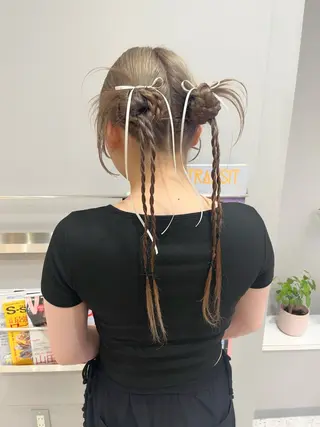 ロング ヘアアレンジ 仙台/駅近/ AUTHEN/アンズのヘアスタイル