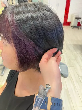 ショート カラー 永倉 はるかのヘアスタイル