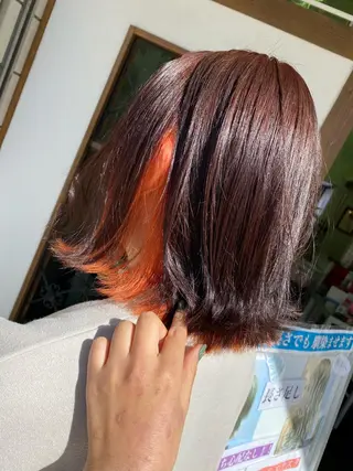カラー 茅ヶ崎/ハイライト/ ハイトーン/関口実華のヘアスタイル