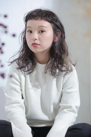 ロング パーマ 福岡天神⭐︎ lotyのヘアスタイル