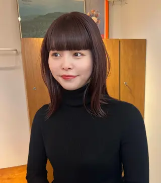 カラー aiko【艶カラー ・ミニモ年内で終了】のヘアスタイル