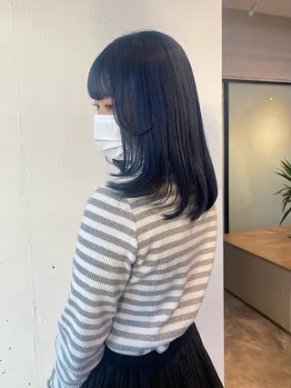 セミロング 韓国ヘア特化 💟 ララア 💟のヘアスタイル