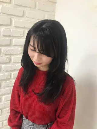 ロング カラー 【暖色カラー特化】 中山由梨のヘアスタイル