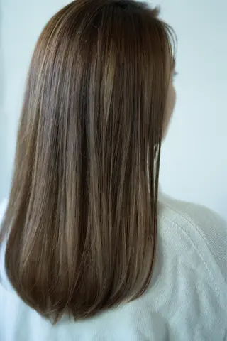 ミディアム カラー パーマ Lien🌿Top Stylist沖田のヘアスタイル