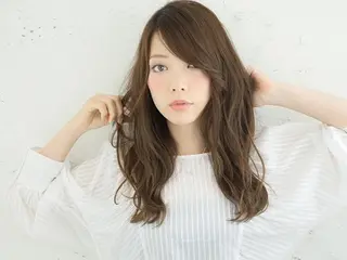 セミロング カラー パーマ truck あべの店のヘアスタイル