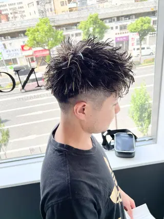 ショート パーマ メンズパーマ/ メンズ特化/寺阪拓真のヘアスタイル