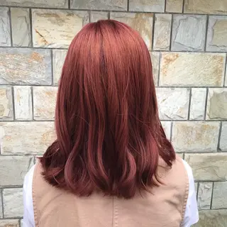 ロング アオイ🩵暖色 /まろやかカラーのヘアスタイル