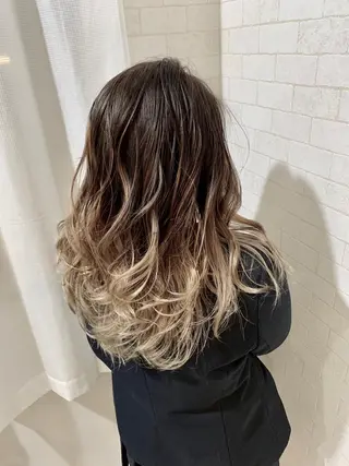 セミロング 神野 雅樹のヘアスタイル