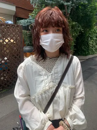 ミディアム パーマ AR.MARA hair  studio所属・AR.MARA サトウヒカルのヘアスタイル