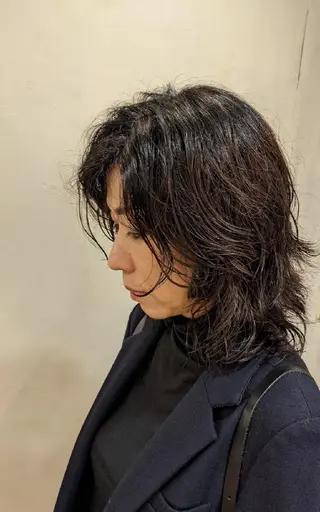 ミディアム ✃ミヤザキ ヒサシ✃のヘアスタイル