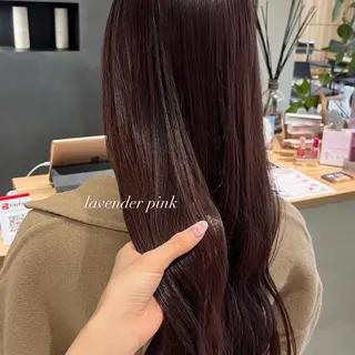 カラー 𝒎𝒐𝒆🩰 名駅/ヘアメ/暖色♡のヘアスタイル