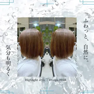 ショート カラー レディースヘア💫 加藤たいが🐯のヘアスタイル