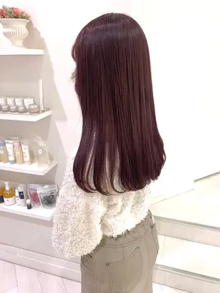 ロング カラー ParveMix 佐々木梨紗🤍のヘアスタイル