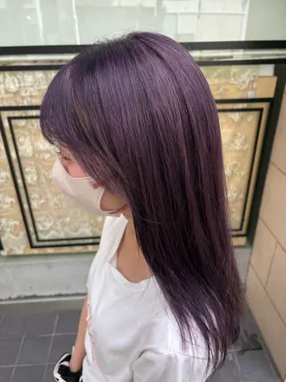 ロング 透明感カラー🫧/ ブリーチ🇰🇷れいのヘアスタイル
