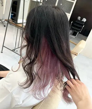 カラー 🫧松尾彩舞樹🫧 アレンジ/艶カラー✨のヘアスタイル