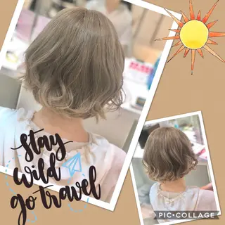 ショート カラー 永島 桜のヘアスタイル