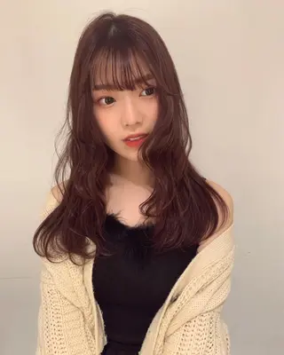 ロング カラー ヘアアレンジ 🎀taro ブリーチなしカラーのヘアスタイル