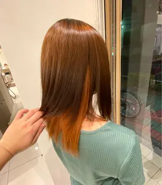 セミロング 髪質改善カラー/店長 宮内秀峰のヘアスタイル