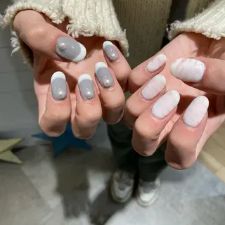 ネイル sio.nail&eyebrow salon shimokitazawa2号店所属・nailist mana𖤐´-のネイルデザイン