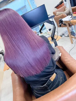 セミロング 髪質改善美髪特化 ルイス奈良のヘアスタイル