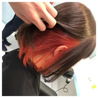 ショート ♡透け感カラー 大賀哲平♡のヘアスタイル