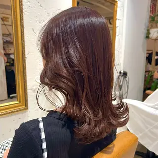 ミディアム re  view MIRUのヘアスタイル