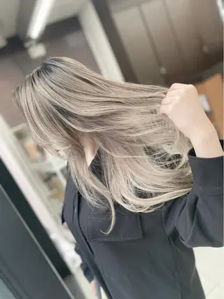 セミロング カラー BOOTH share saron所属・今井 勝也のヘアスタイル