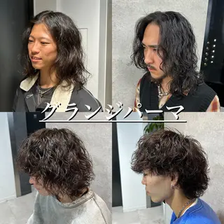 ショート パーマ メンズ 【メンズ特化】 サエキカズマのヘアスタイル