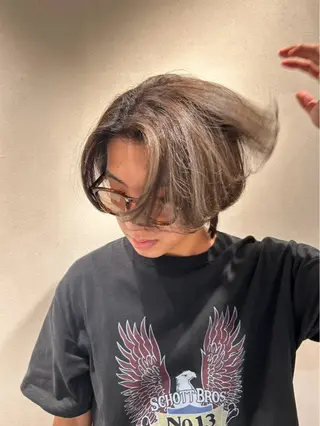 カラー メンズ AI TOKYO men’s 横浜所属・大森 萌生のヘアスタイル
