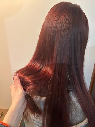 ロング カラー ヘアアレンジ 🎀suzuna 透明感colorのヘアスタイル