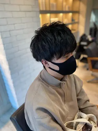 ショート メンズ ヨシダ フミノリのヘアスタイル