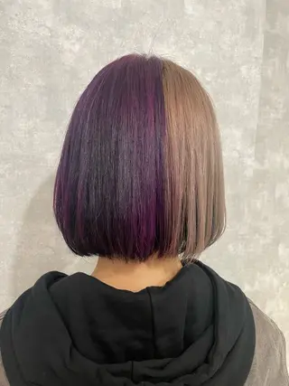 ショート カラー ヘアアレンジ 透明感カラー/推しカ ラー☁️JURAのヘアスタイル