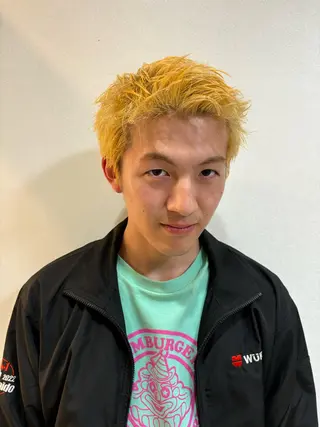 ショート カラー メンズ 札幌パーマ レイヤー/後藤海音のヘアスタイル