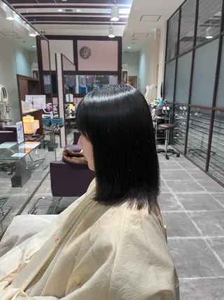 ミディアム 髪質改善 田中大貴のヘアスタイル