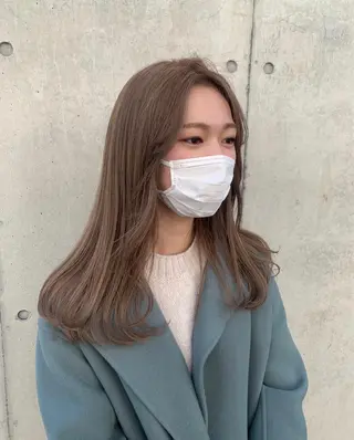 ロング カラー まろやか透明感カラー ♡MANAのヘアスタイル