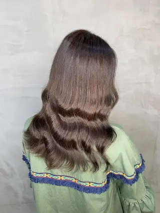 ロング カラー パーマ ヘアアレンジ M&K　上田店所属・M&K 上田店の眉毛・アイブロウイメージ