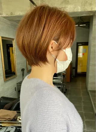 ショート カラー i.+sapporo所属・ショート/レイヤー /札幌/小山内のヘアスタイル