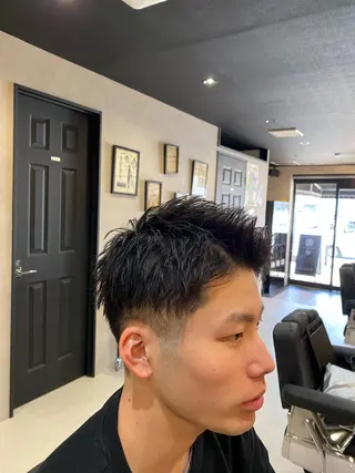 ショート メンズ 居原 凜太郎のヘアスタイル