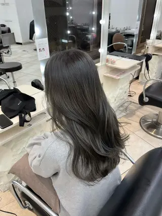 ロング 韓国レイヤー×モテ髪 /MITSUKI🤍のヘアスタイル